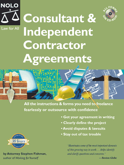 Title details for Consultant & Independent Contractor Agreements by Stephen Fishman - Available